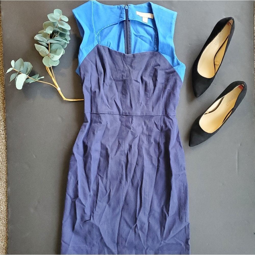Banana Republic Blue Work Dress